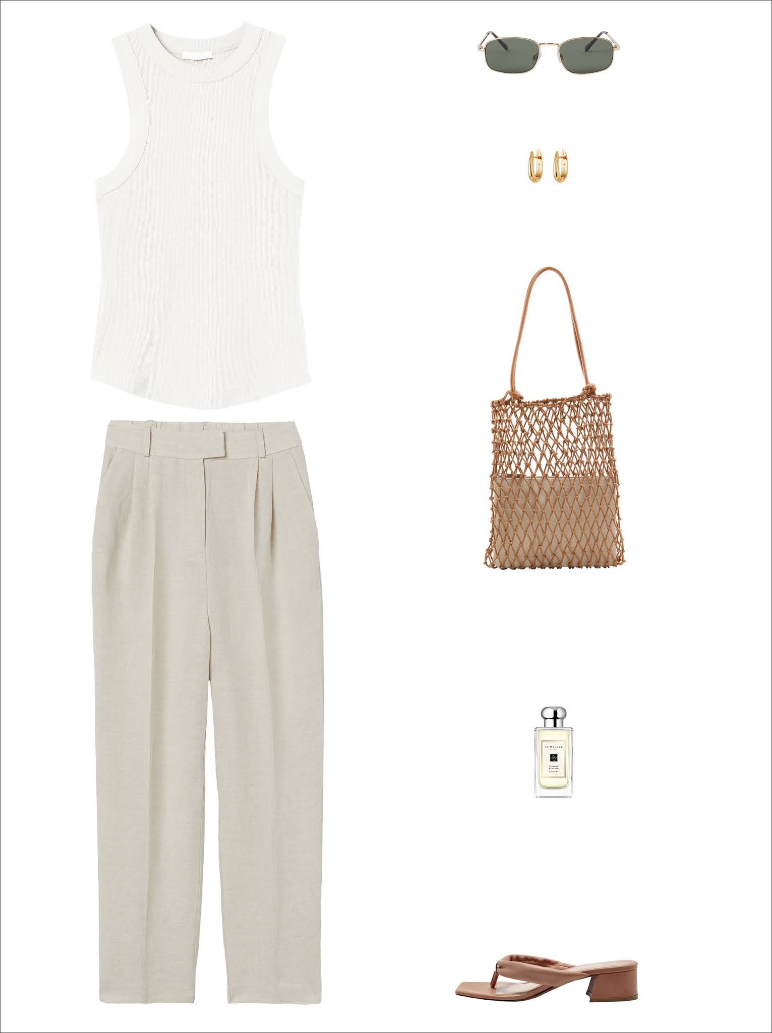 summer white linen pants outfit ideas 0084