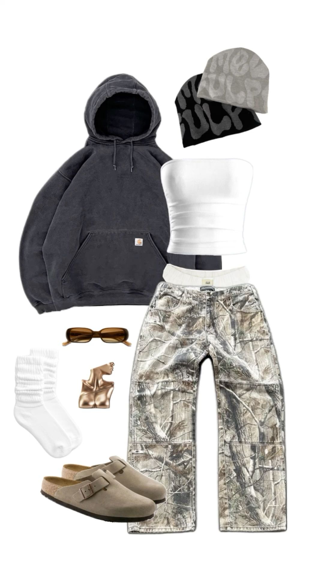 trendy camo pants outfits for women