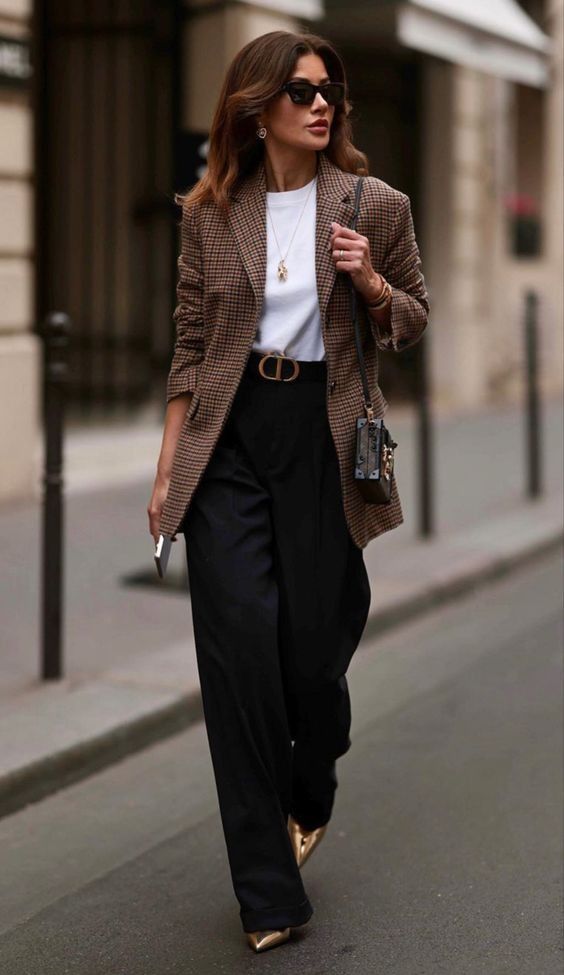 trendy combinations with black and brown outfits