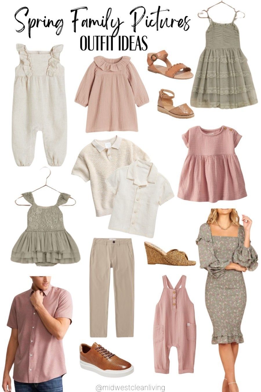 trendy Easter outfit ideas for family photos