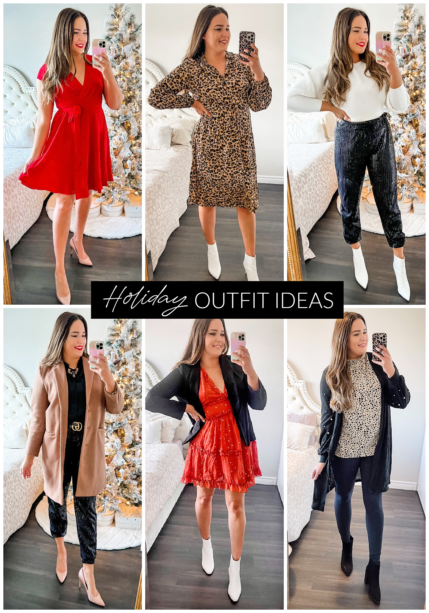 trendy holiday outfit ideas for winter