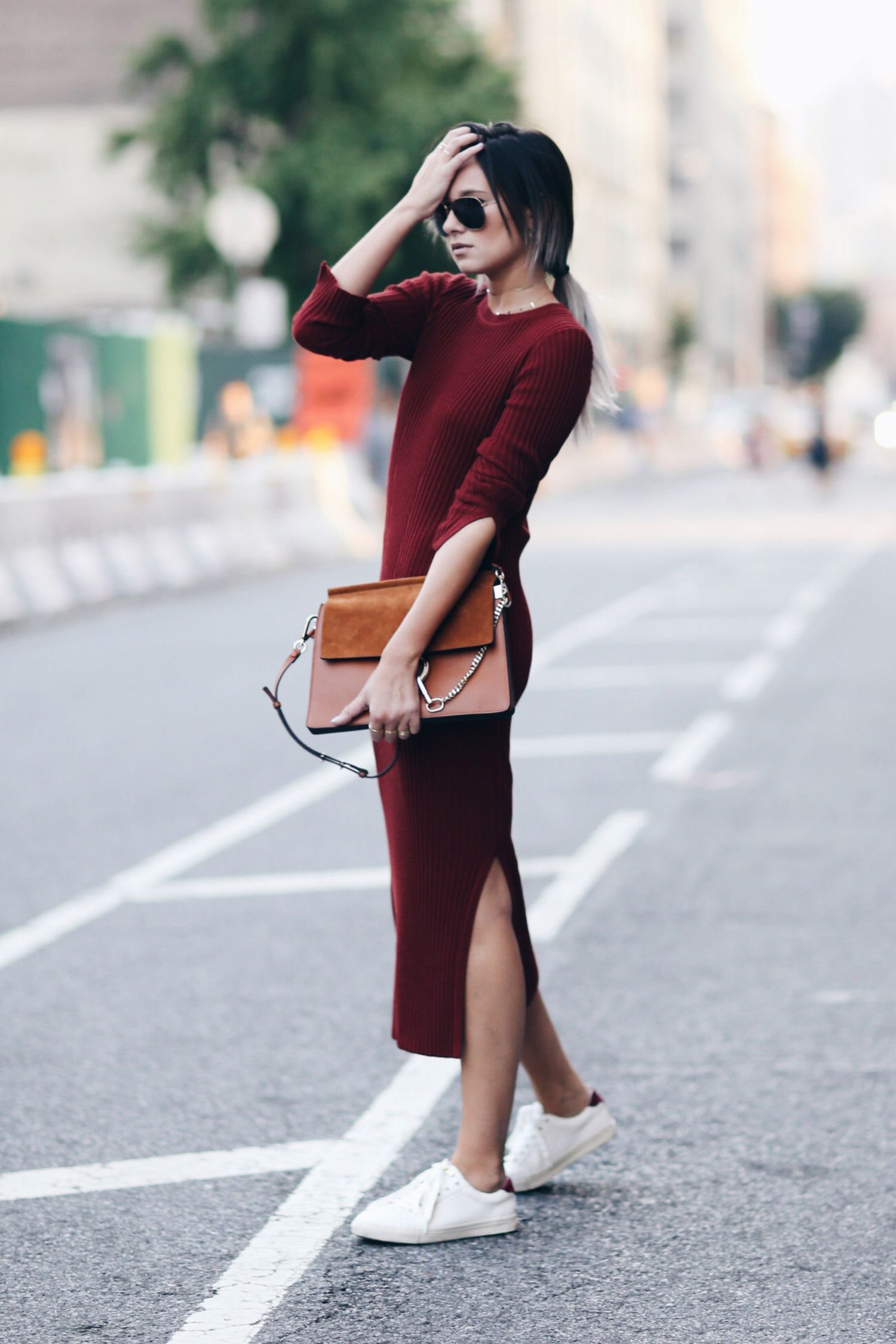 trendy knit dress outfit ideas for parties