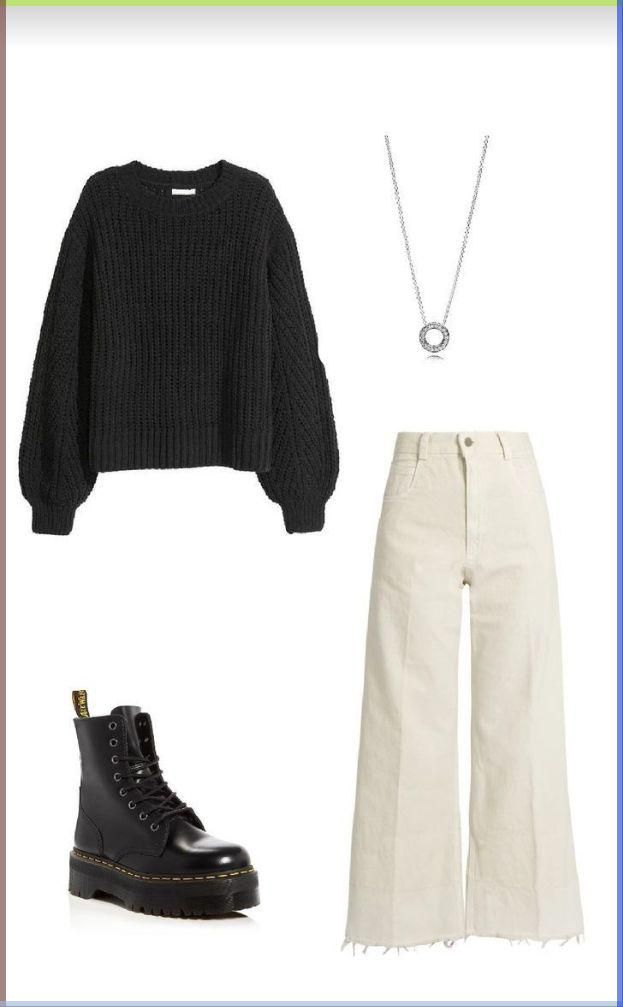 trendy looks featuring white combat boots