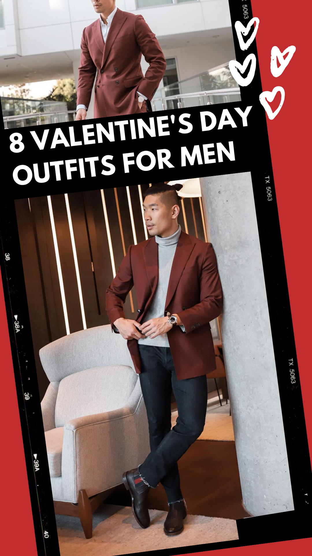 trendy mens Valentines Day outfit ideas for dates