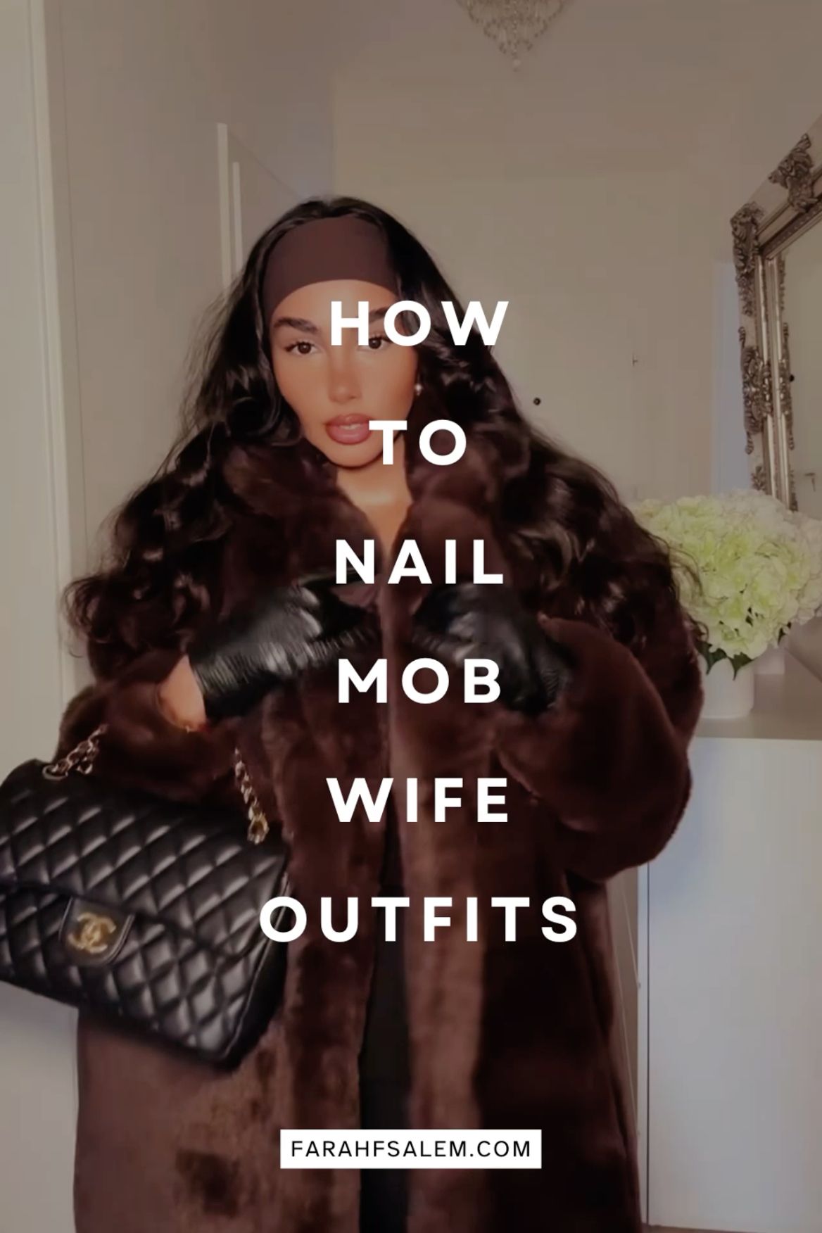 trendy Mob Wife outfit styles