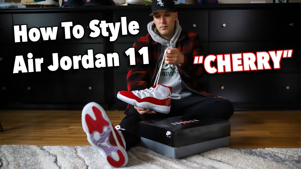 trendy outfit combinations with cherry 11s