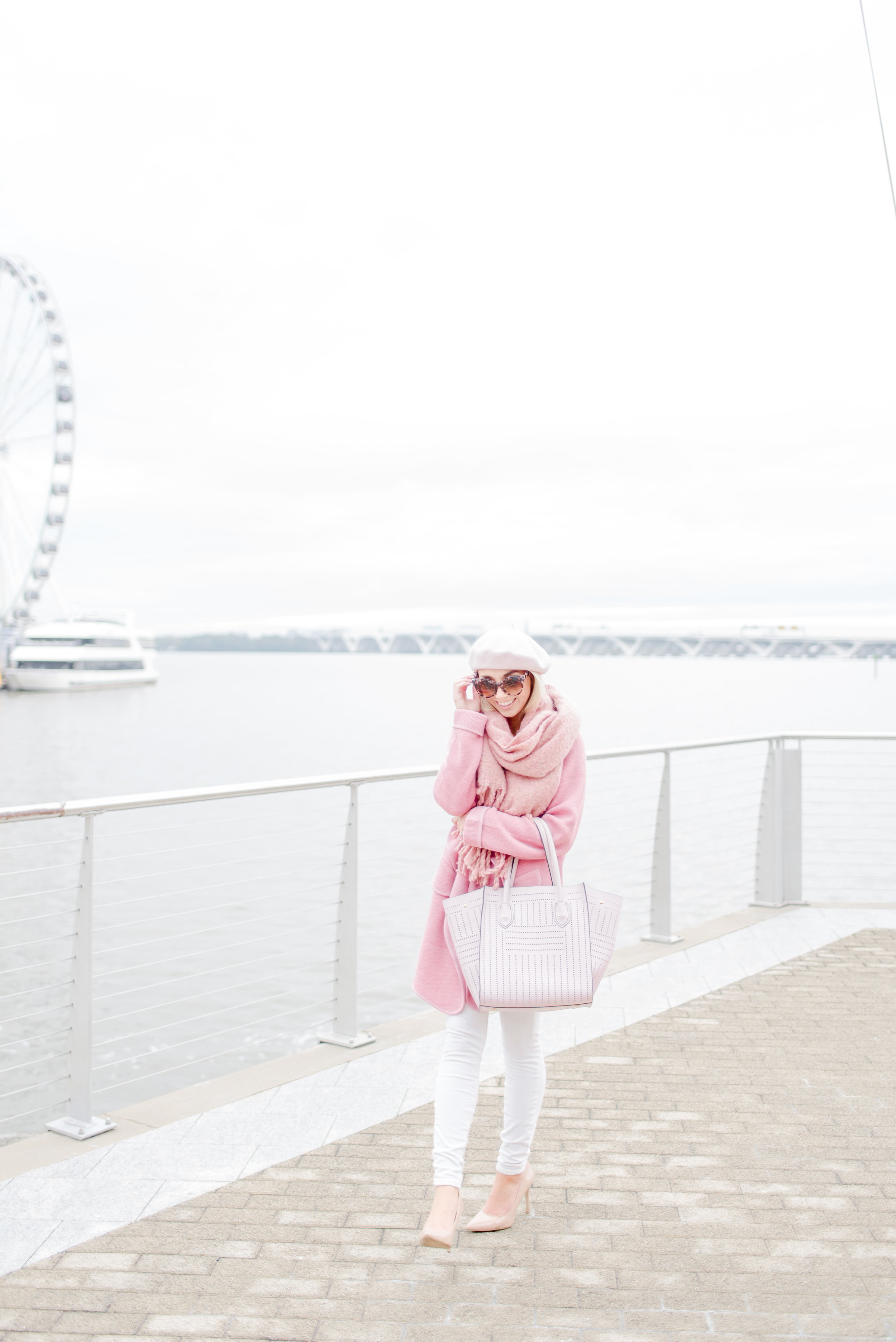 trendy pink winter outfit suggestions