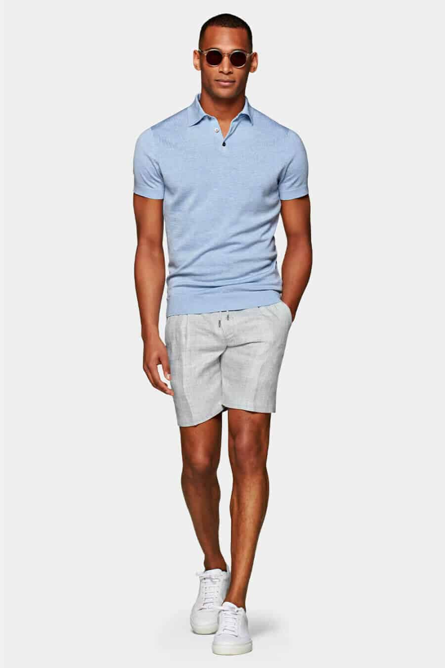 trendy polo shirt outfit ideas male