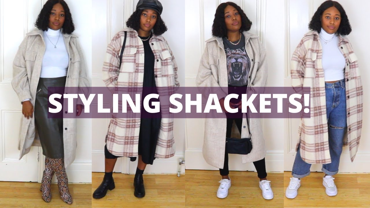 trendy shacket outfit ideas for winter