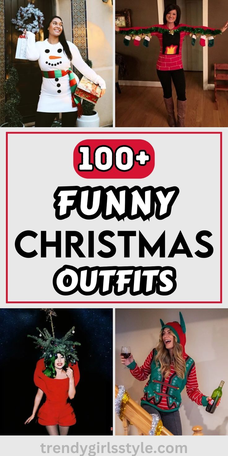 ugly Christmas sweater outfit ideas 0021