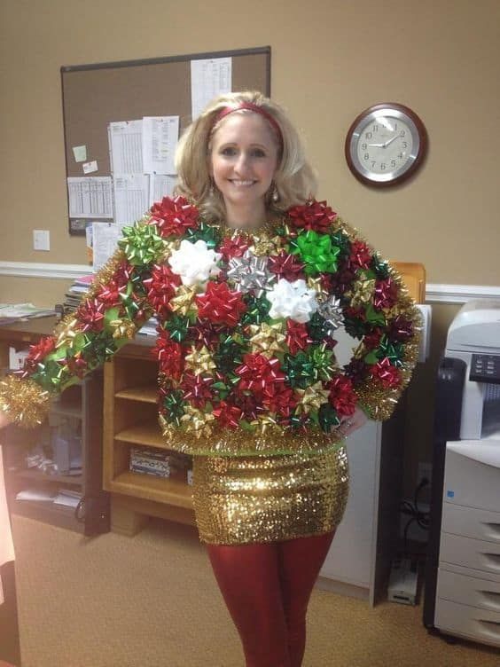 ugly Christmas sweater outfit ideas 0024