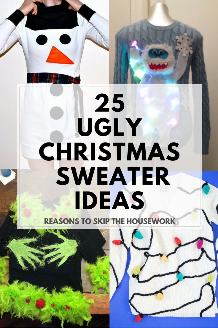 ugly Christmas sweater outfit ideas 0036