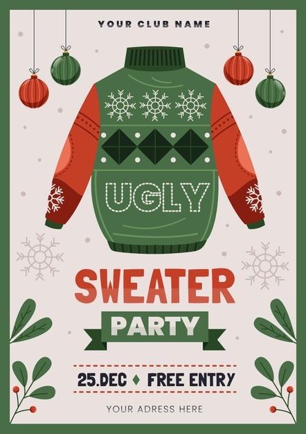 ugly Christmas sweater outfit ideas 0081