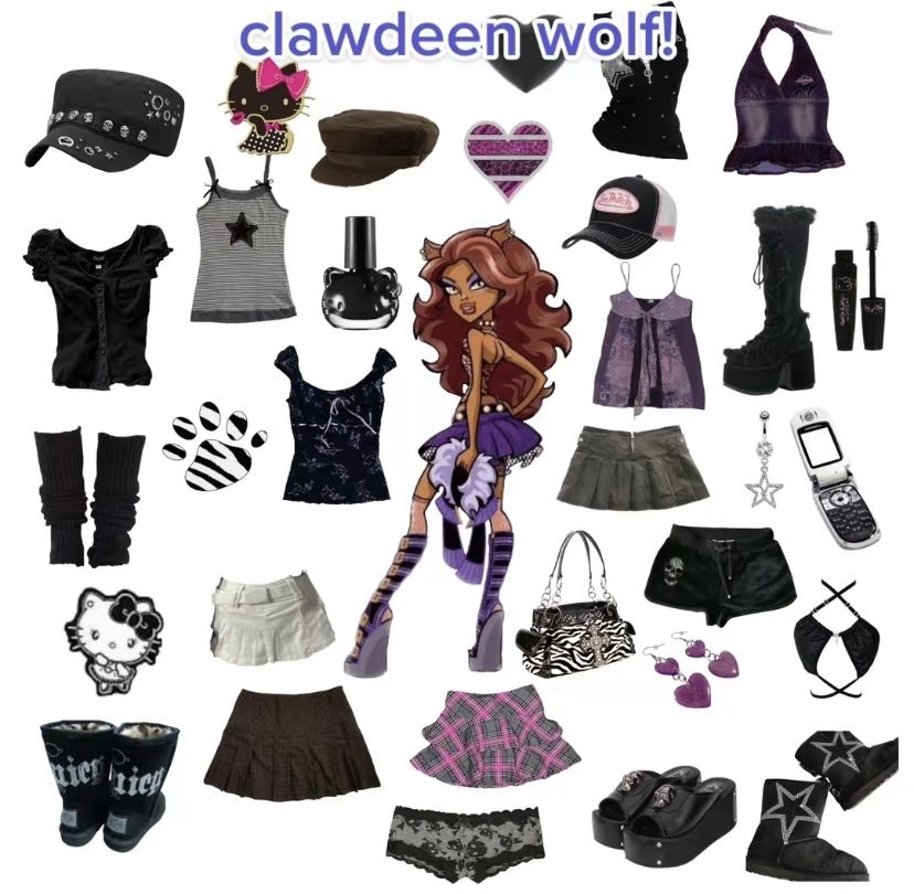 unique Clawdeen Wolf outfit combinations