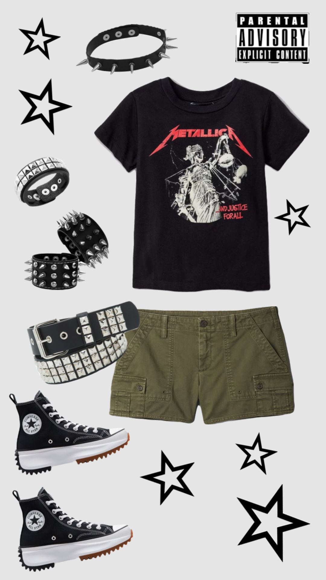 unique Metallica concert outfit combinations