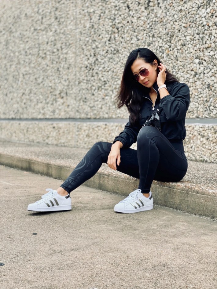 unique outfit ideas with Adidas sneakers