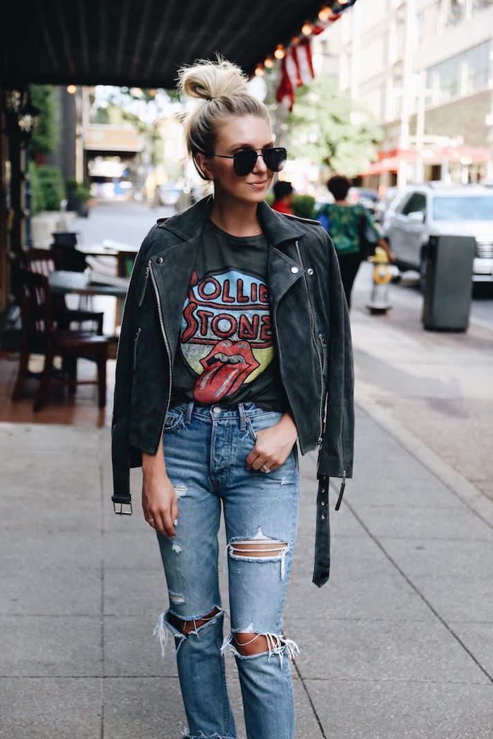 unique ripped jeans outfit ideas for festivals