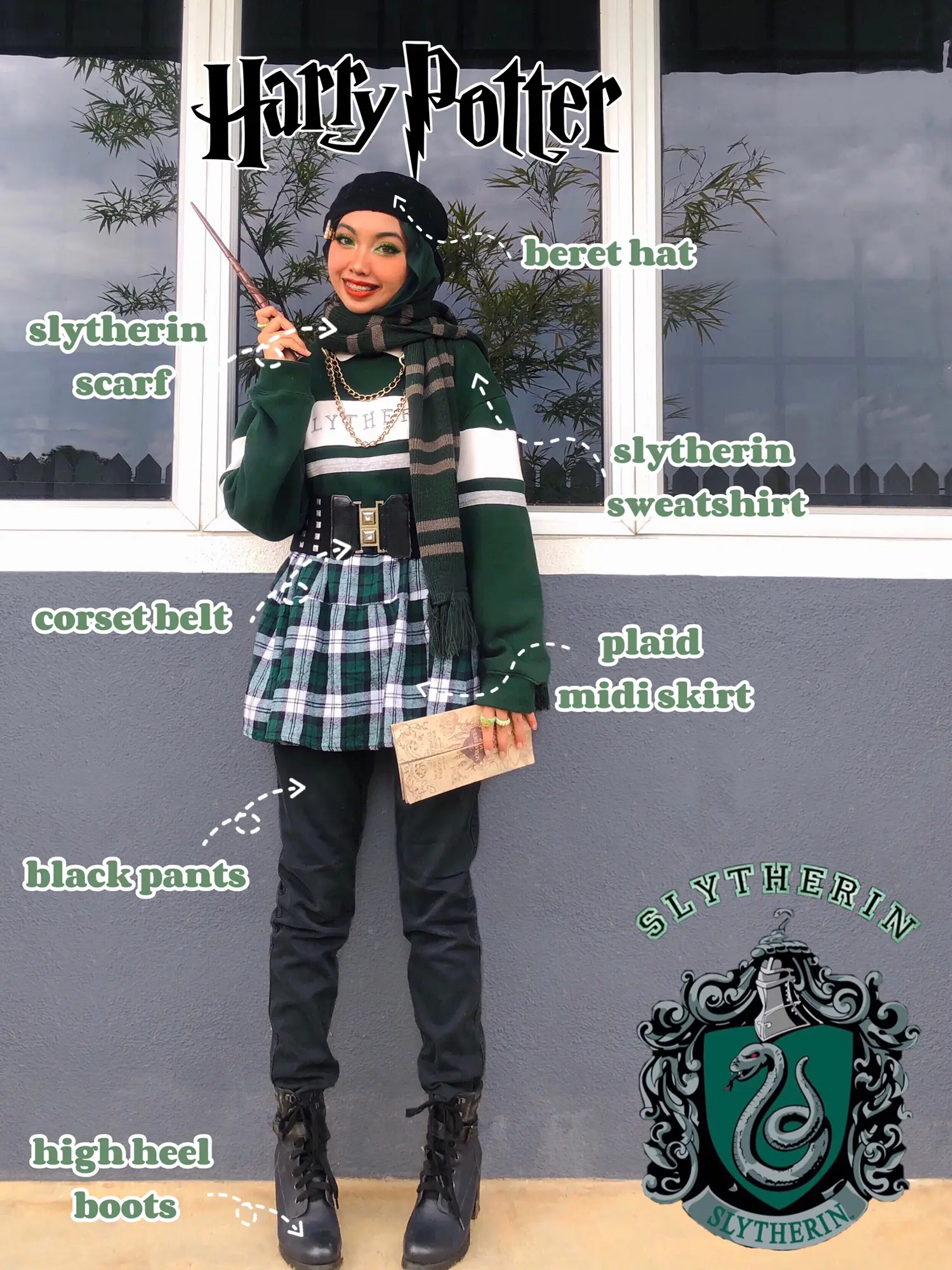 unique Slytherin outfit ideas for parties