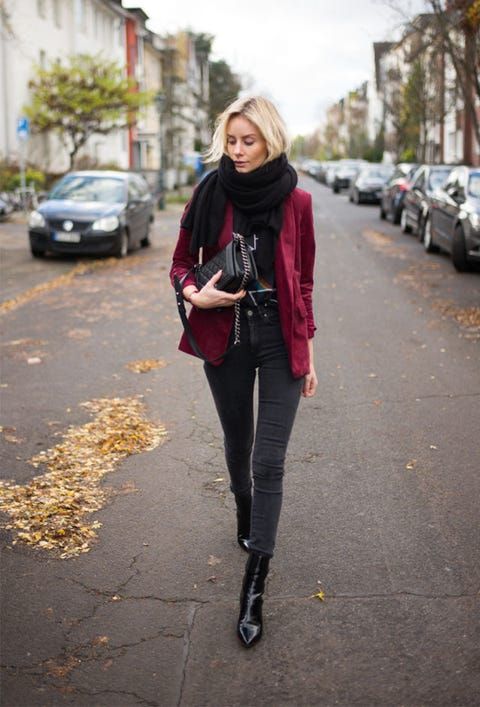 velvet jacket outfit ideas 0015