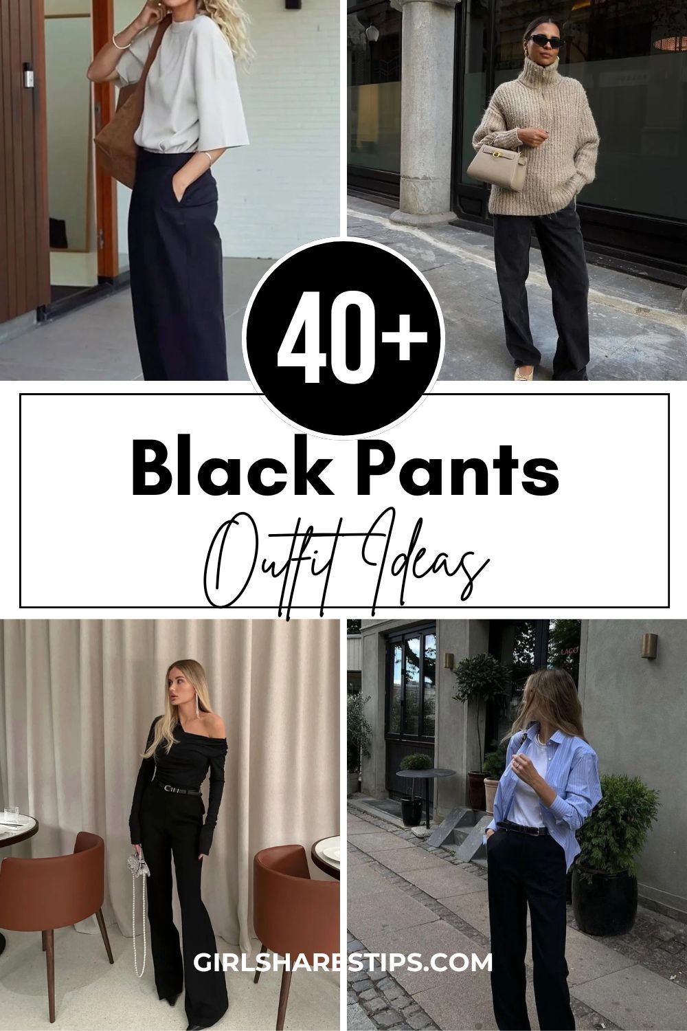 versatile all black dinner outfits styles