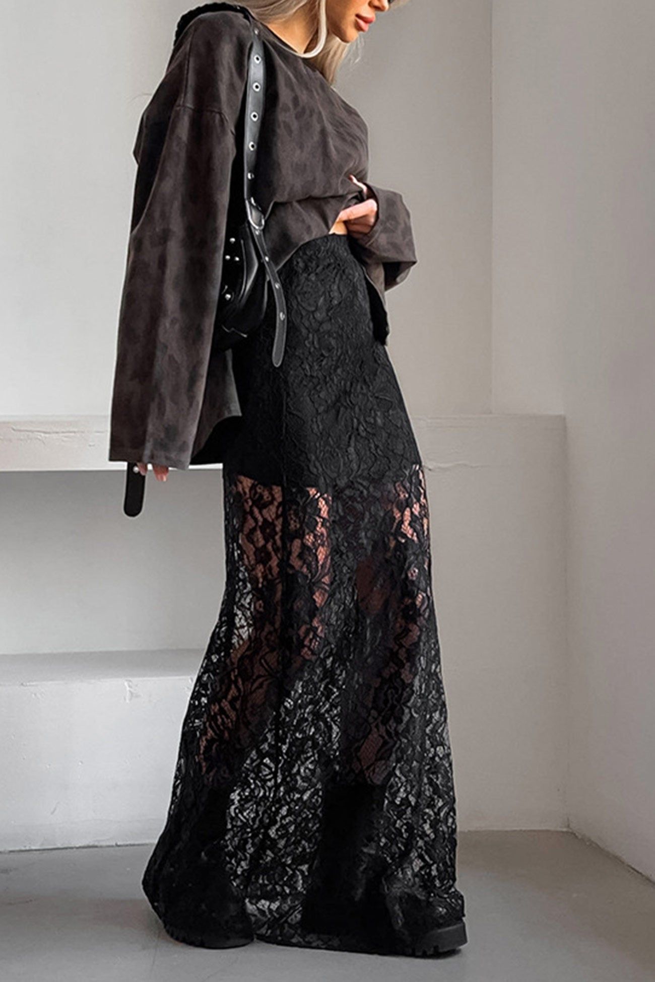 versatile black lace outfit combinations