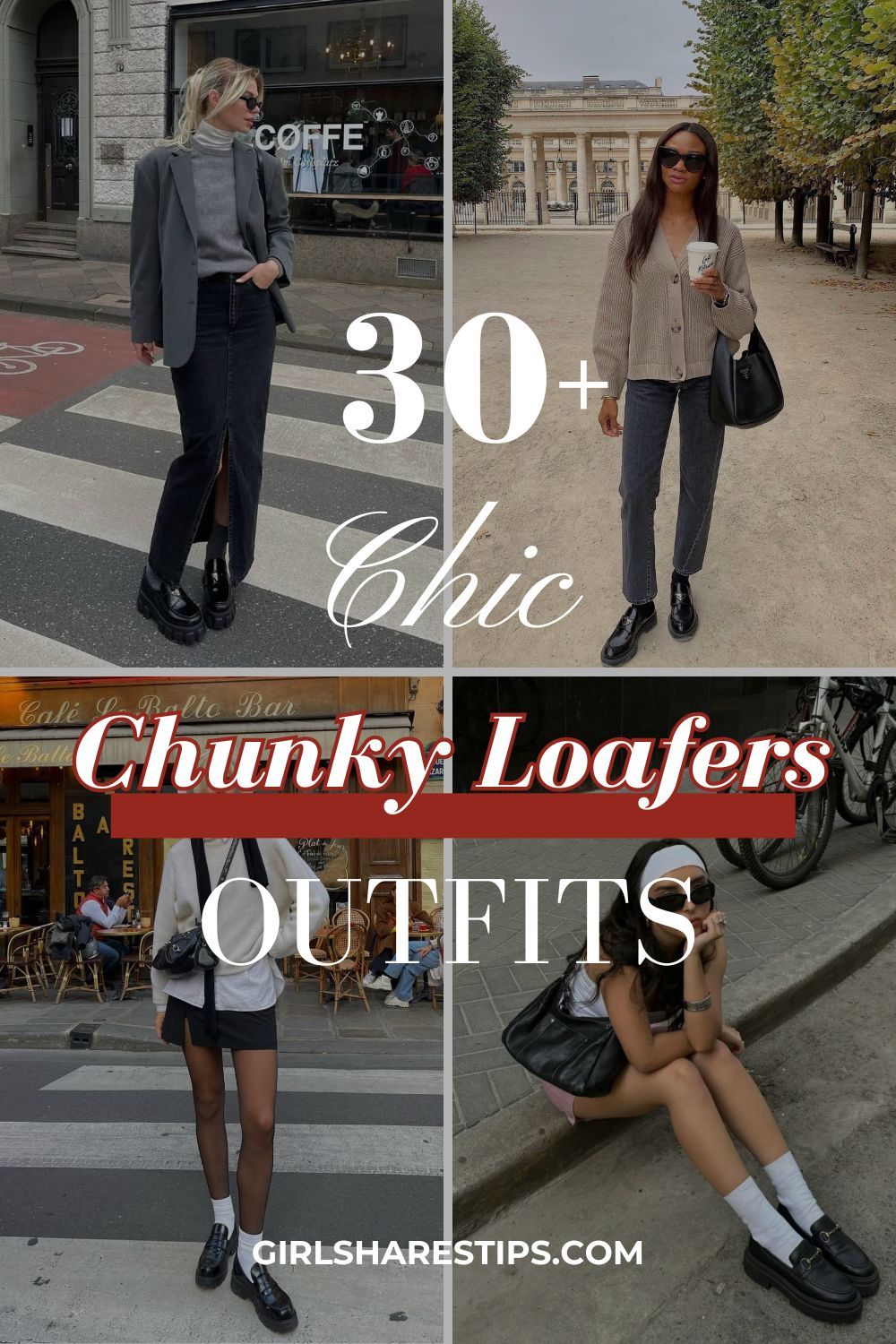 versatile chunky loafers outfit ensembles