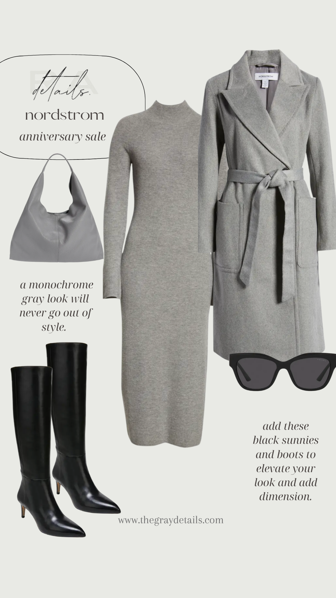 versatile gray boots outfit ideas for fall