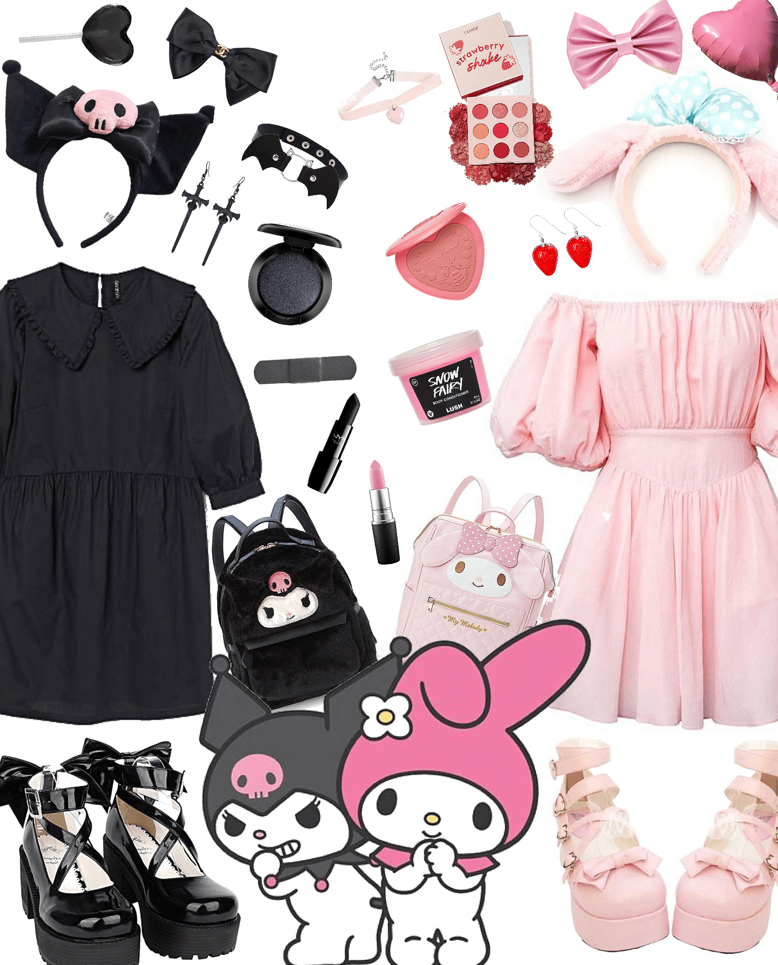 versatile Kuromi outfit ensembles