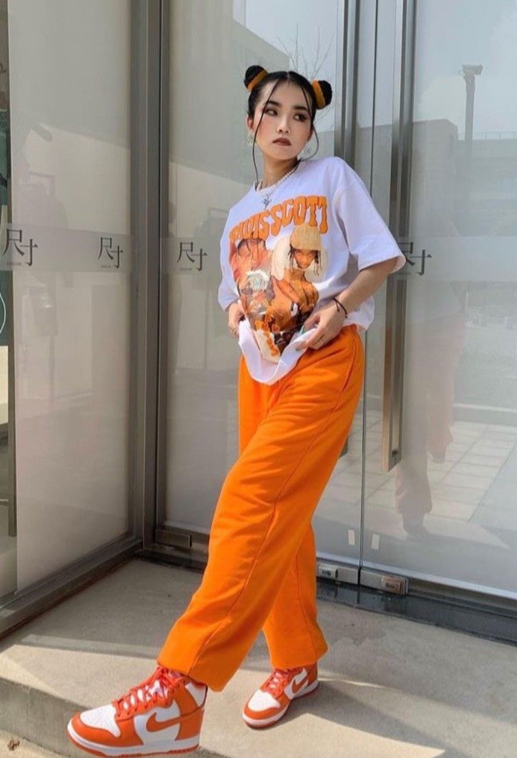 versatile orange shirt fashion inspiration.