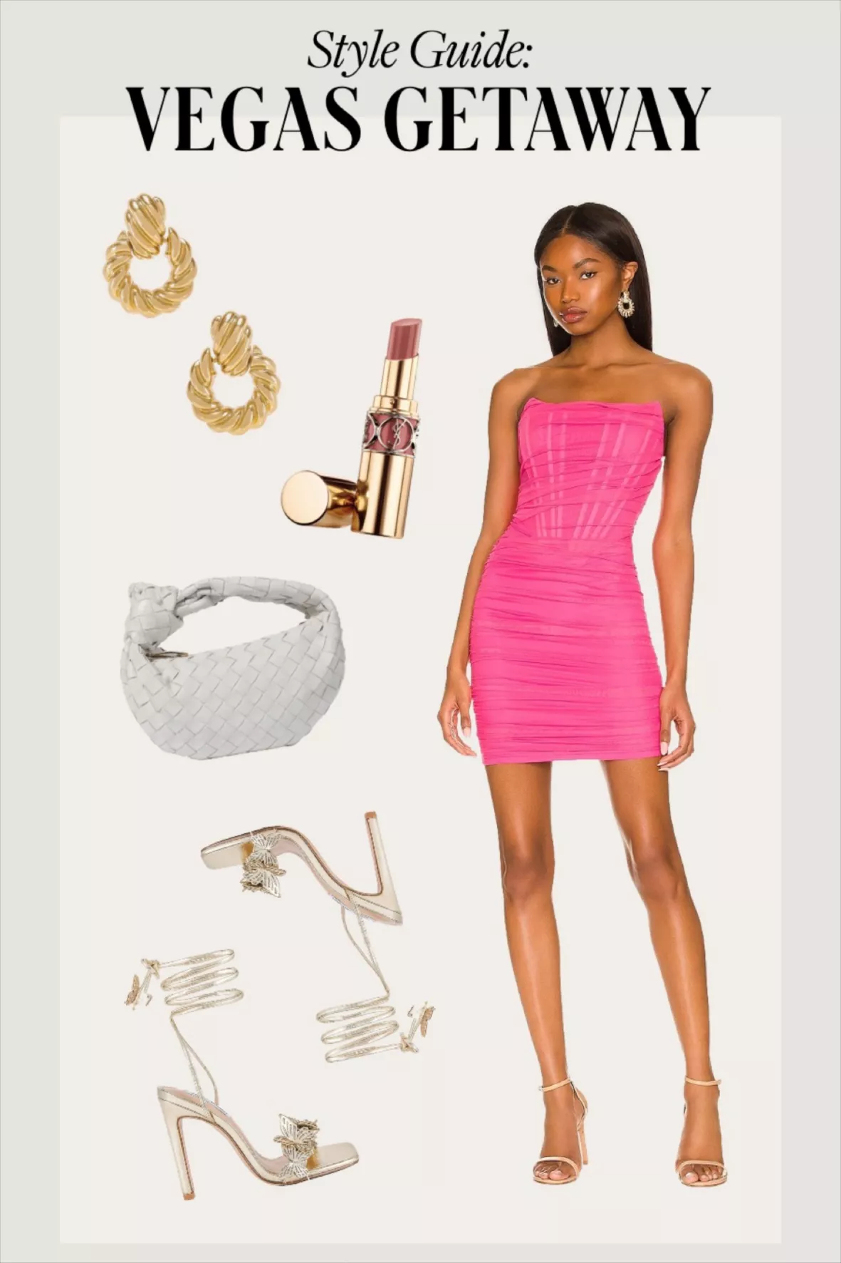 versatile pink and gold fashion looks