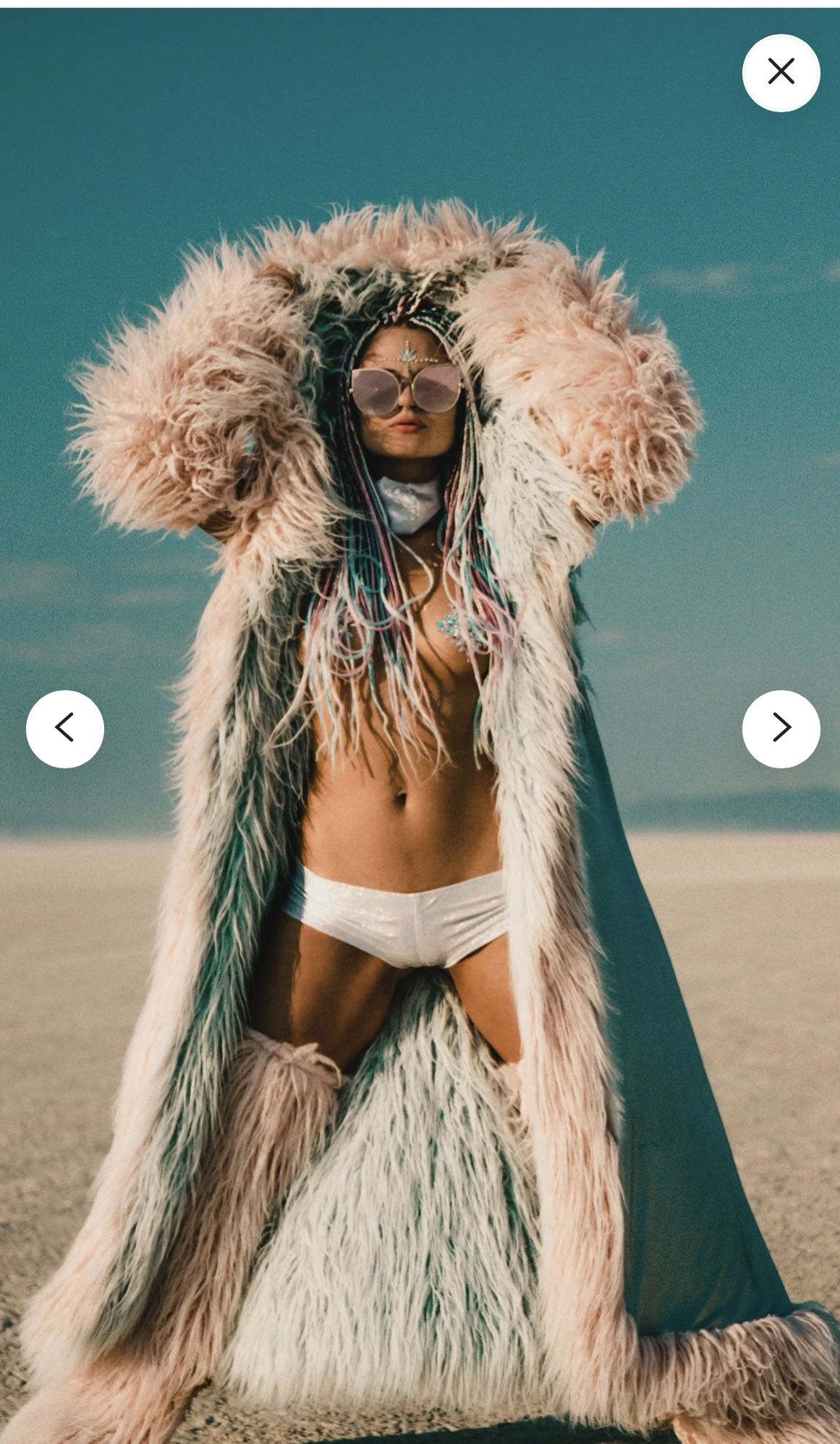 vibrant Burning Man ensemble suggestions