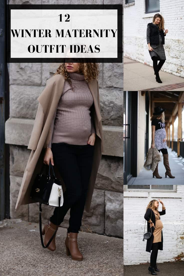 warm outfit ideas for winter pregnancy