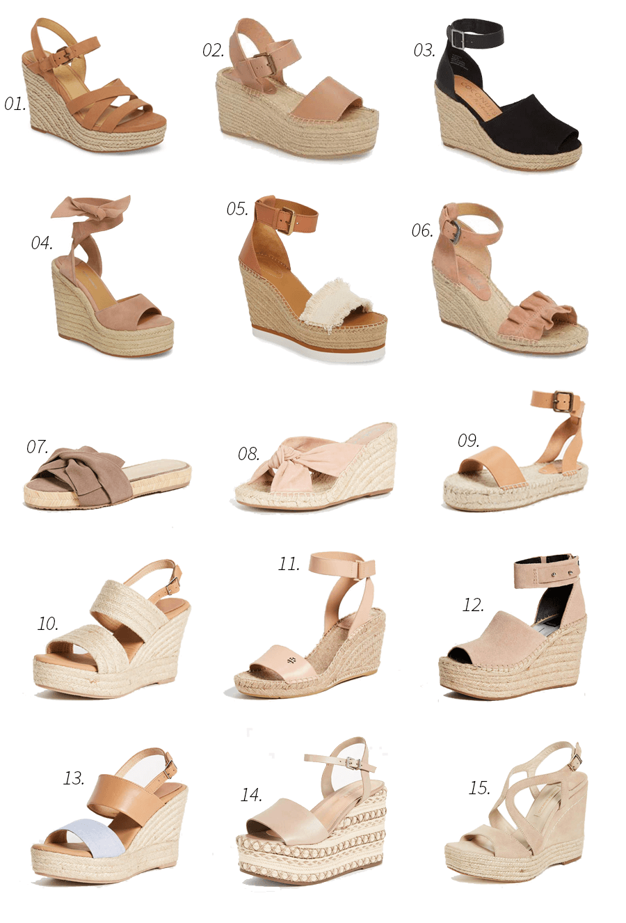 wedge sandals outfit ideas 0047