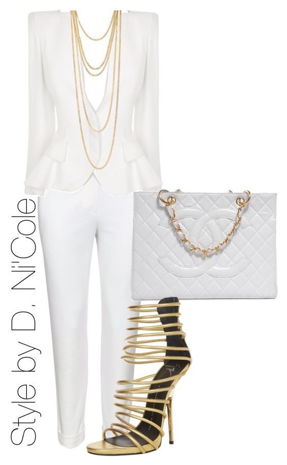 white and gold outfit ideas 0032