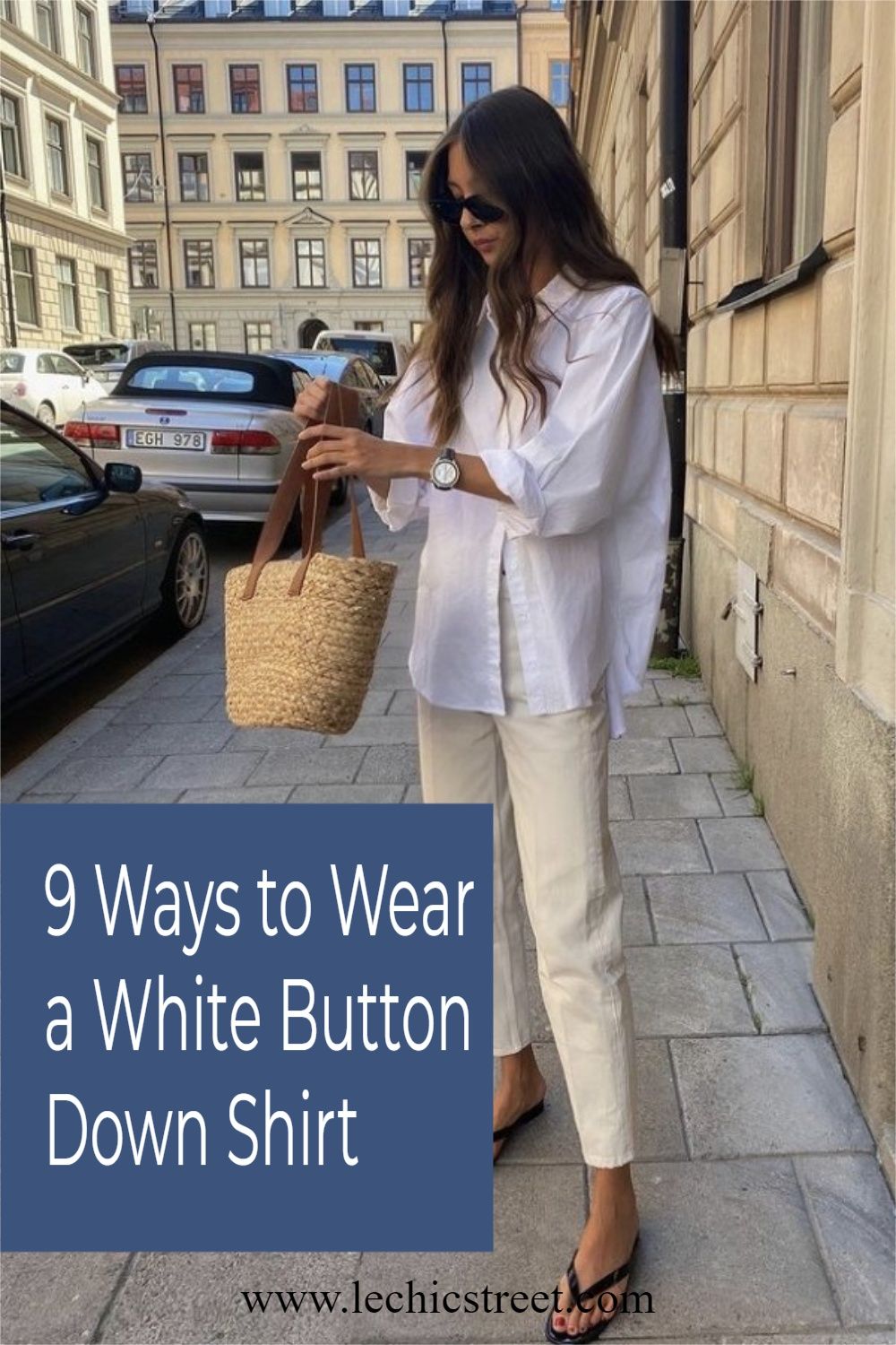 white button up shirt outfit ideas 0015