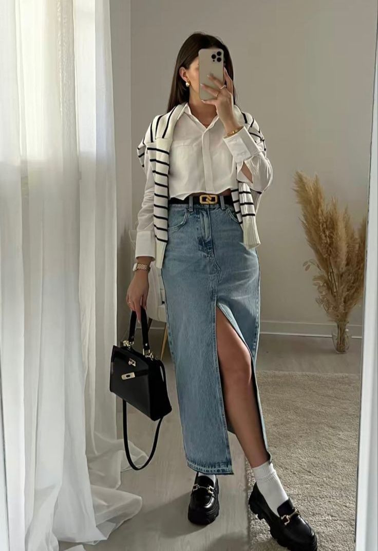 white button up shirt outfit ideas 0034