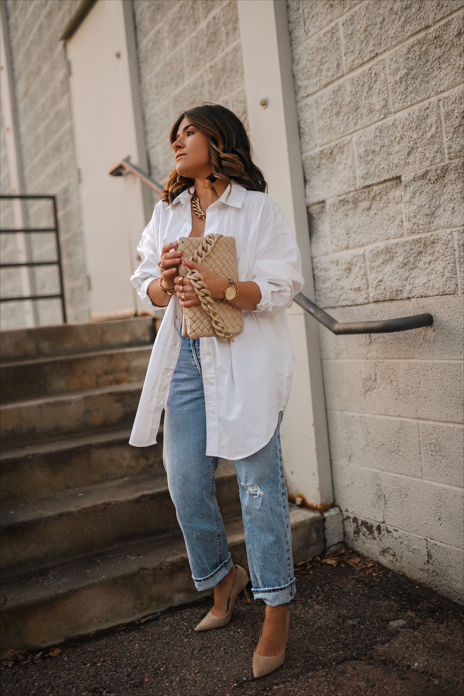 white button up shirt outfit ideas 0067