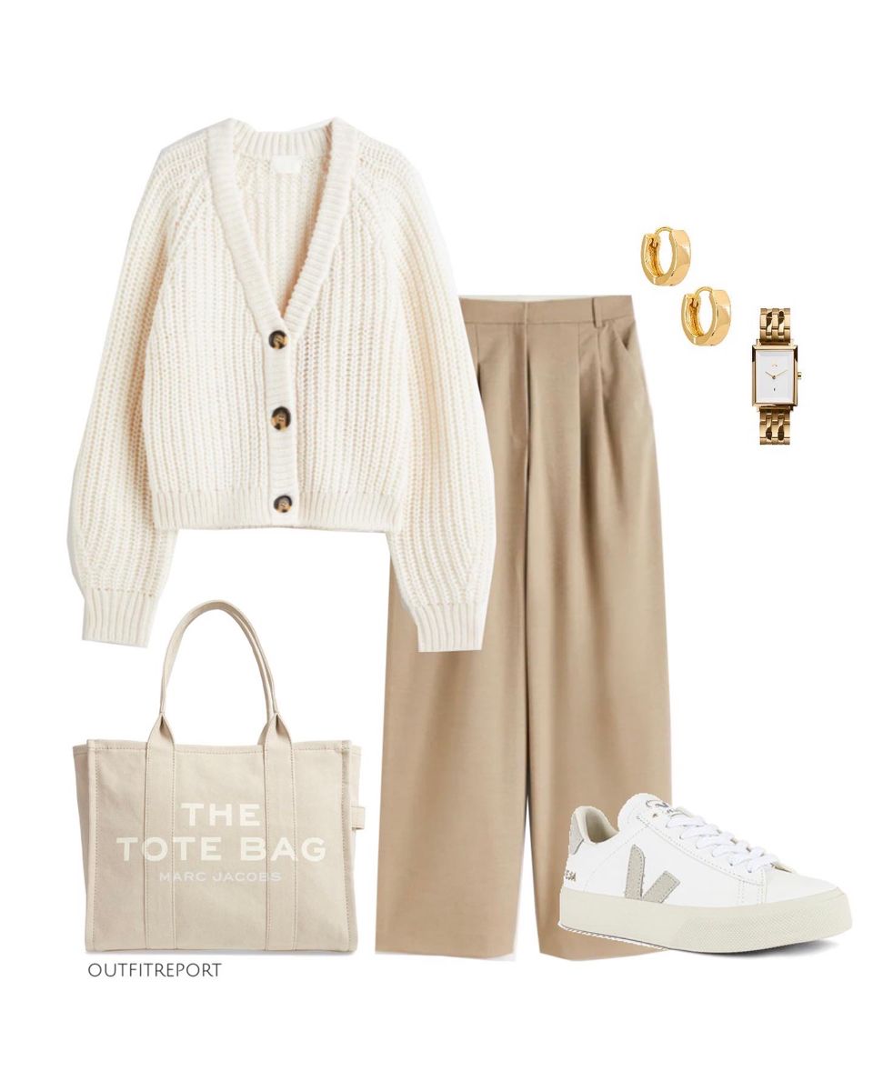 white cardigan outfit ideas 0089