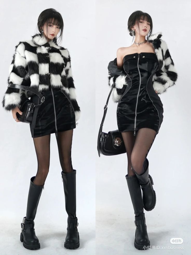 white fur coat outfit ideas 0066