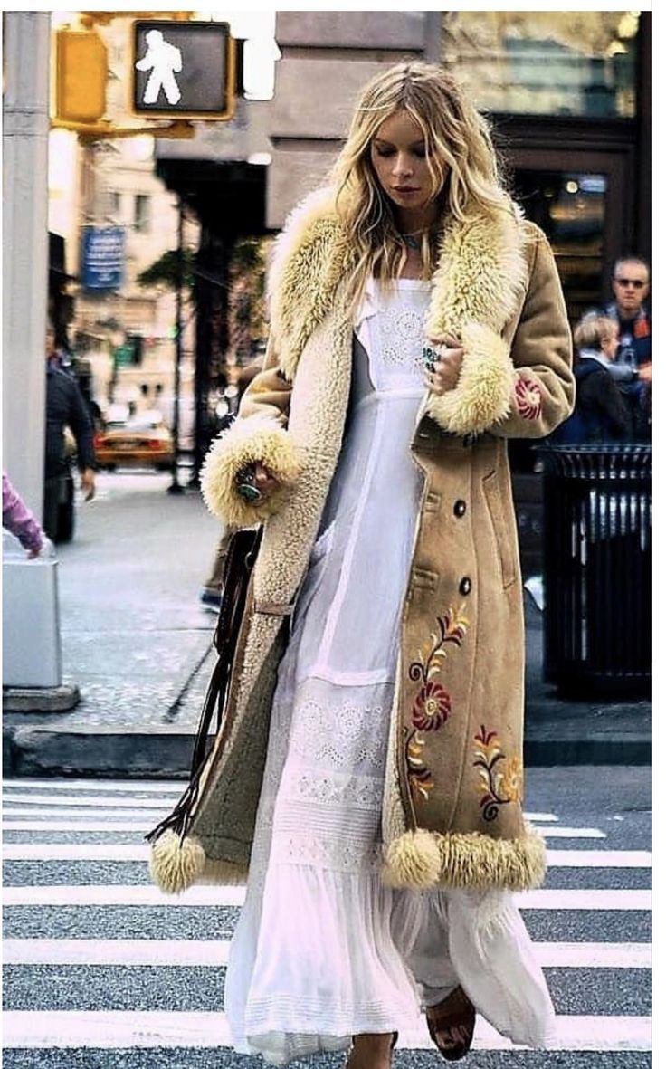 white fur coat outfit ideas 0067