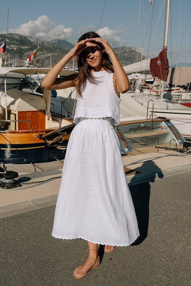 white midi skirt outfit ideas 0050