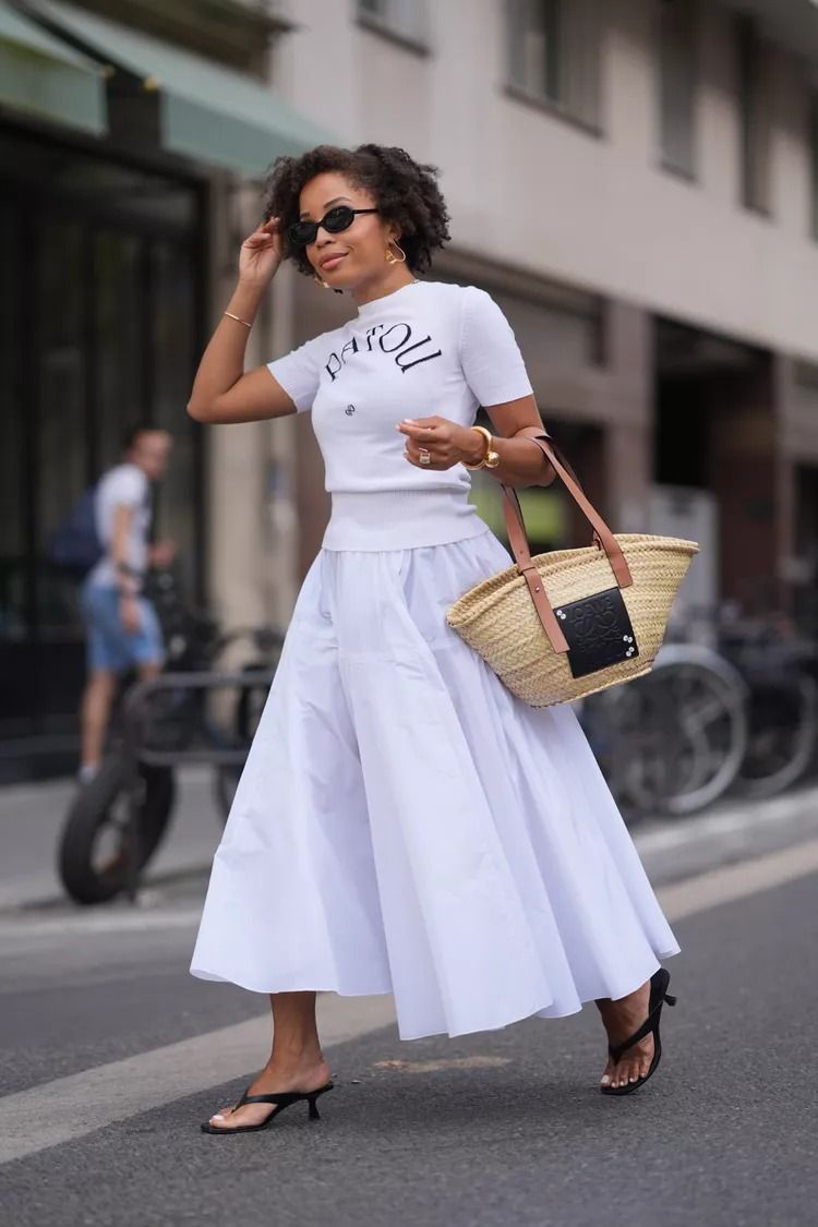 white midi skirt outfit ideas 0052