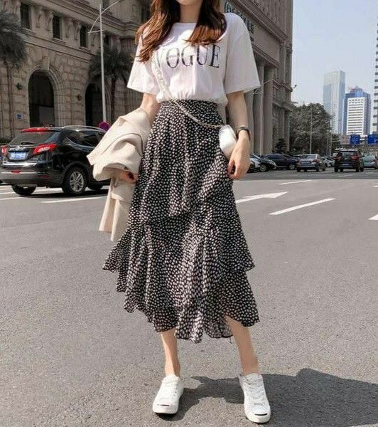 white midi skirt outfit ideas 0098