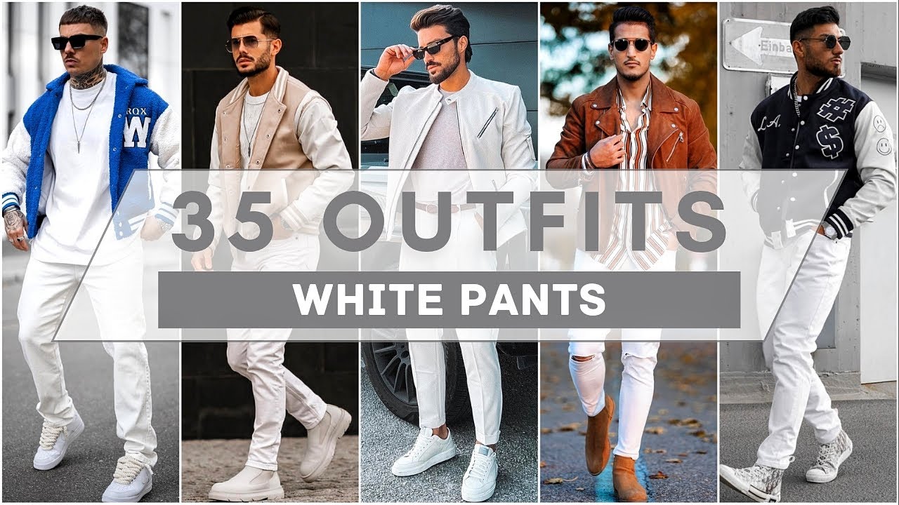 white pants outfit ideas for men 0016