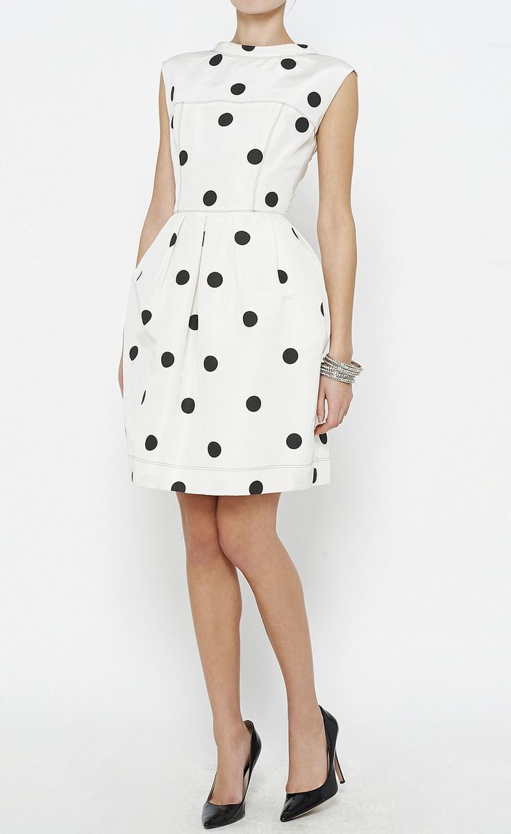 white polka dot dress outfit ideas 0071