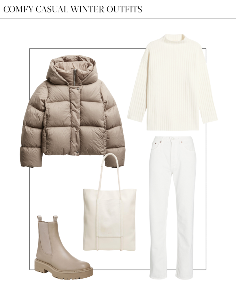 white puffer jacket outfit ideas 0052