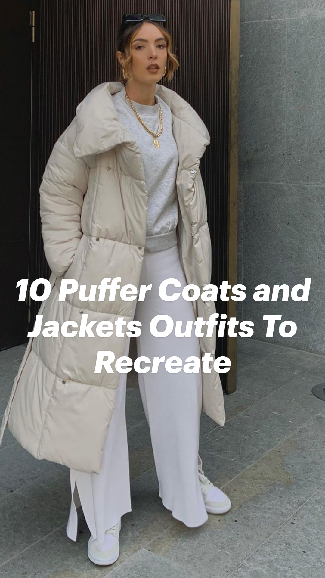 white puffer jacket outfit ideas 0067