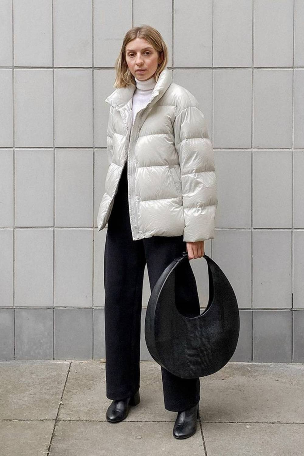 white puffer jacket outfit ideas 0098