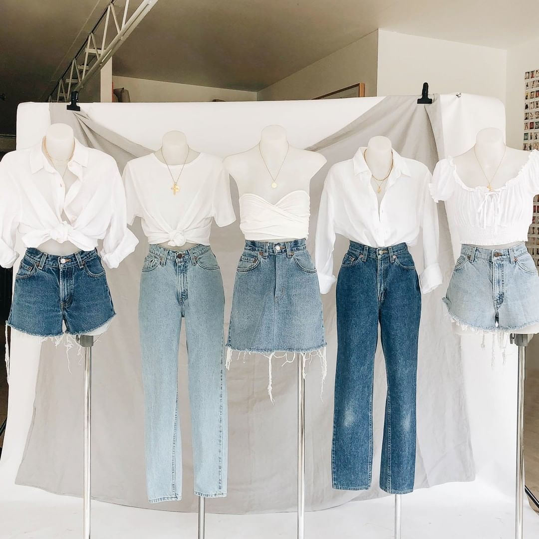 white shirt and jeans outfit ideas 0076