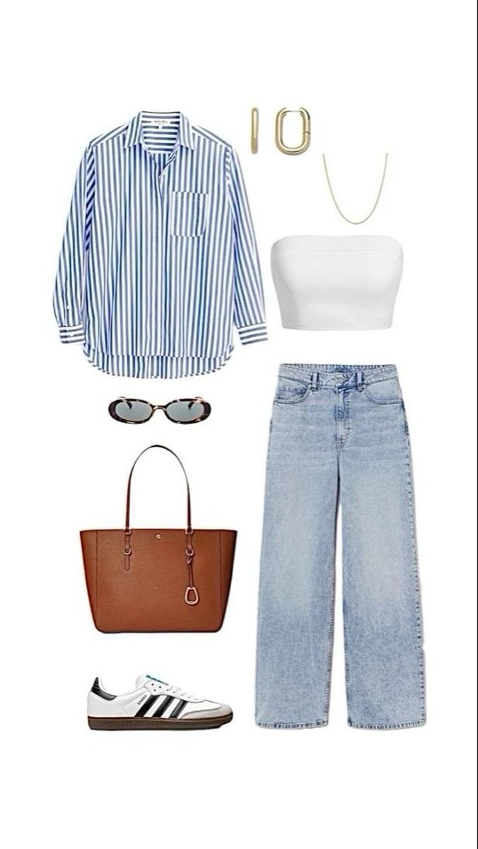 white shirt and jeans outfit ideas 0093